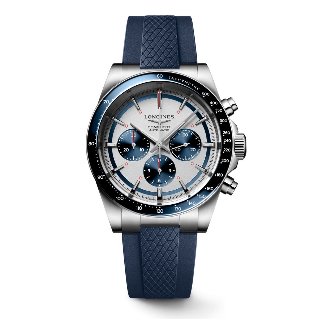 Longines Conquest Chronograph, 42mm, rannekello L38354989