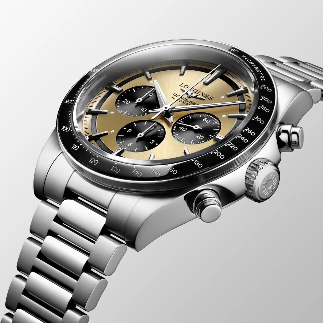 Longines Conquest Chronograph rannekello L38354326