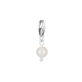 Lumoava Helmi Charm, hopeaa