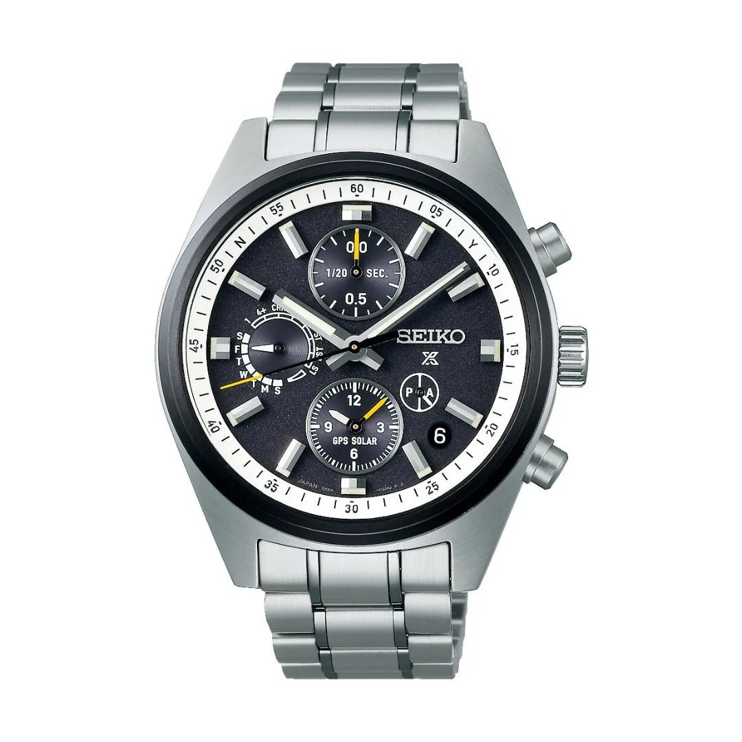 Seiko Prospex Speedtimer GPS Solar Dual-Time Chronograph, SSH167J1