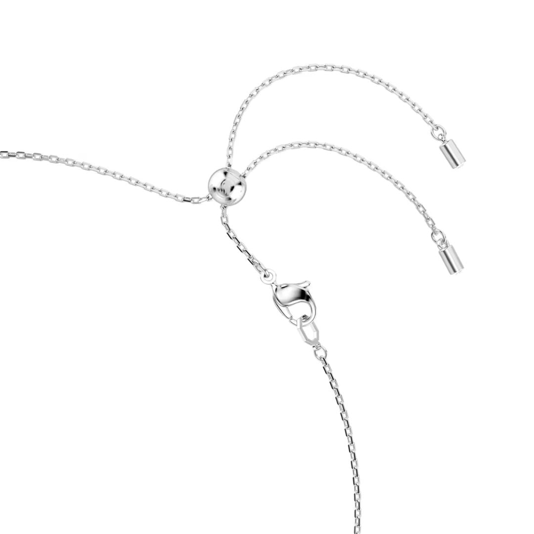 Swarovski Constella kaulakoru, vaalea metalli, kirkkaat kristallit ja valkoiset helmet, 5705626