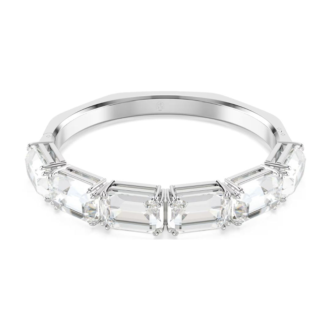 Swarovski Millenia rannekoru, vaalea metalli ja kirkkaat kristallit