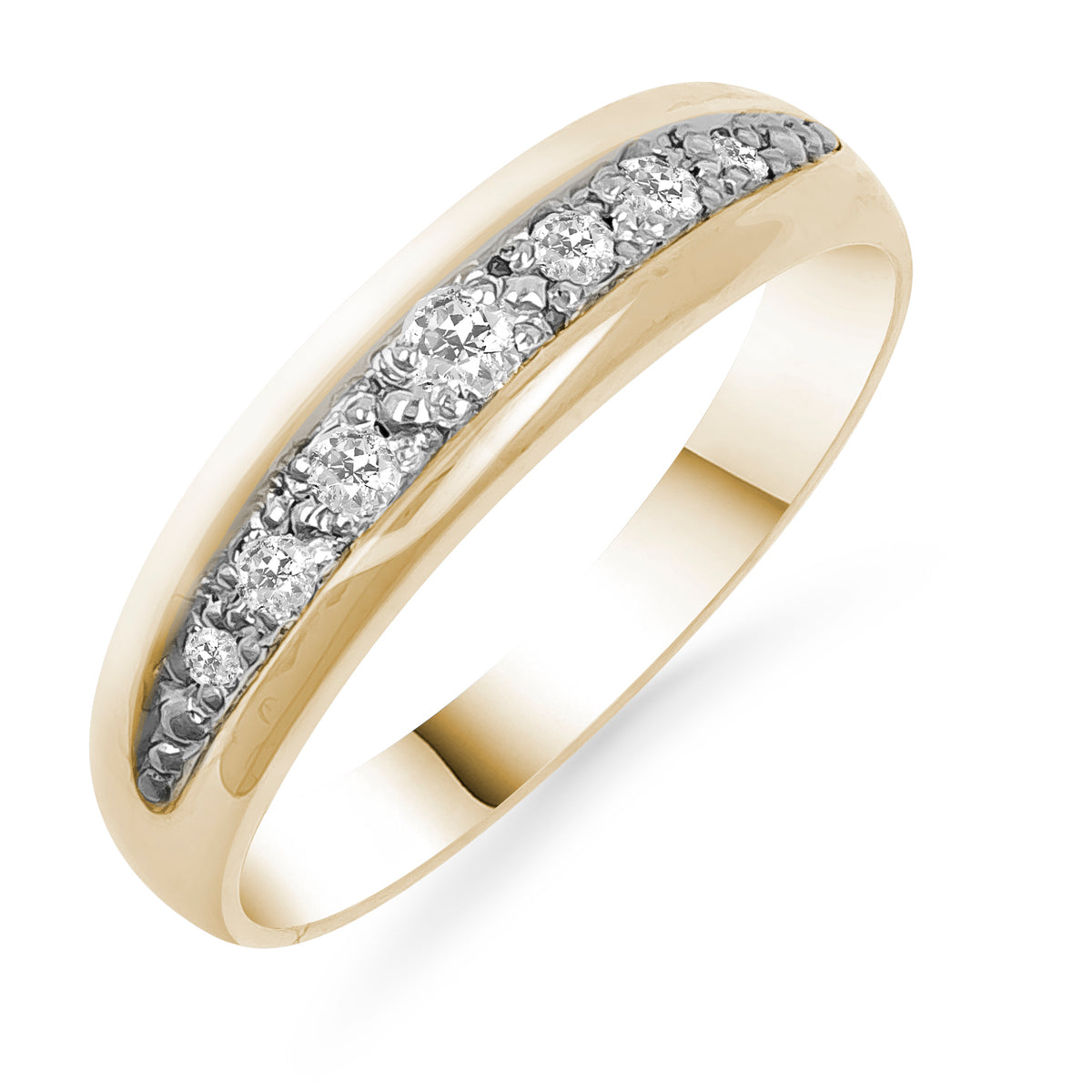 Silván timanttisormus 0,13ct, 14K keltakultaa, Silván timanttikorut - Silván - Laatukoru