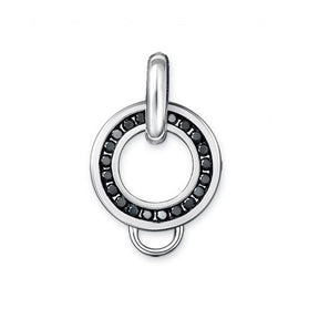 Thomas Sabo hopearengas/hela, musta zirkonia - Thomas Sabo - Laatukoru