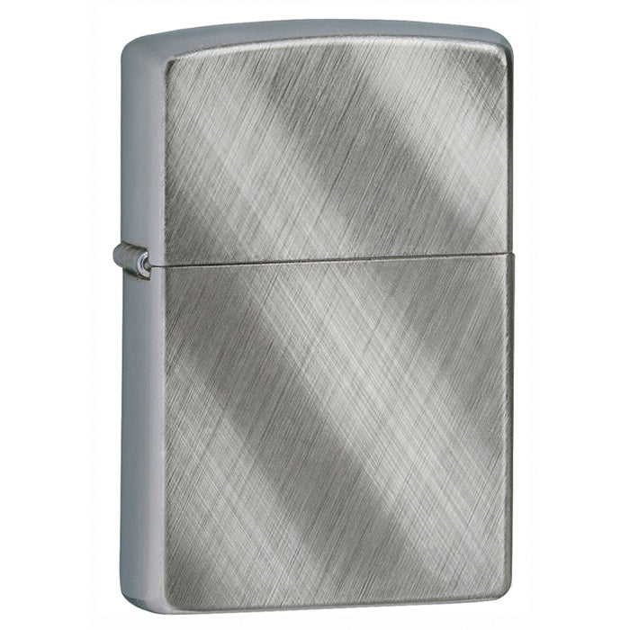 Zippo sytytin, mattakromi Diagonal Weave - Zippo - Laatukoru
